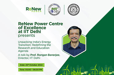 ReNew Power Centre of Excellence at IIT Delhi
