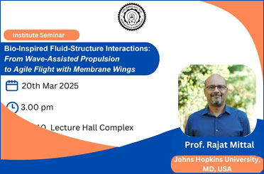 Institute Seminar - Bio-inspired Fluid-Structure Interactions: From Wave-Assisted Propulsion to Agile Flight with Membrane wings