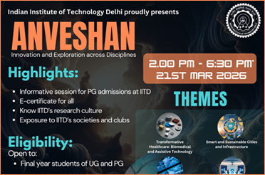 ANVESHAN - Innovation and Exploration across Disciplines