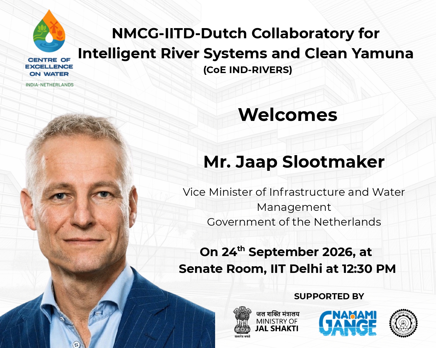 NMCG-IITD-Dutch Collaboratory for Intelligent River Systems and Clean Yamuna