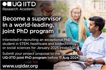UQ-IITD Research Academy joint PhD program – call for projects round 13