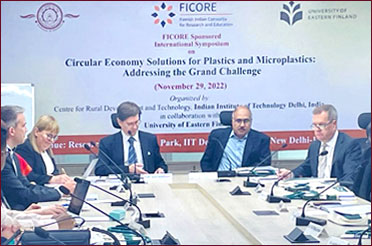 CRDT, IIT Delhi Organises International Symposium on Circular Economy Solutions for Plastics and Microplastics jointly with University of Eastern Finland (UEF)