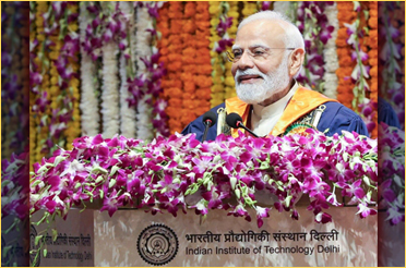 प्रधानमंत्री श्री  नरेन्द्र मोदी ने आई.आई.टी. दिल्ली के 57वें दीक्षांत समारोह को किया संबोधित;  प्रधानमंत्री द्वारा कृत्रिम बुद्धिमत्ता-संचालित उच्च-प्रदर्शन संगणन सुविधा का शुभारंभ