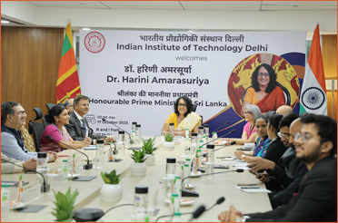 Hon’ble Prime Minister of Sri Lanka, Dr. Harini Nireka Amarasuriya, Visits IIT Delhi