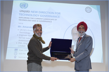 IIT Delhi Hosts Mr. Amandeep Singh Gill, UN Under-Secretary-General for Digital and Emerging Technologies and Secretary-General's Envoy on Technology, For a Discussion on AI Governance