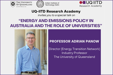 The UQ-IITD Research Academy