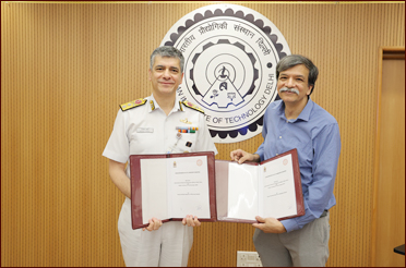 Indian Navy’s Directorate of Naval Architecture Signs MoU with IIT Delhi for Crew Centred Aspects of Warship Design