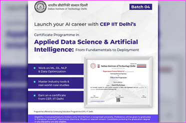 Online CEP certificate programme in 