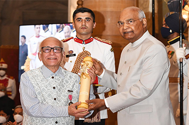 Prof. Dilip T. Shahani, Honorary Professor, IIT Delhi Honoured with Padma Shri