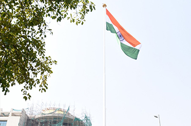 Monumental National Flag Hoisted at IIT Delhi