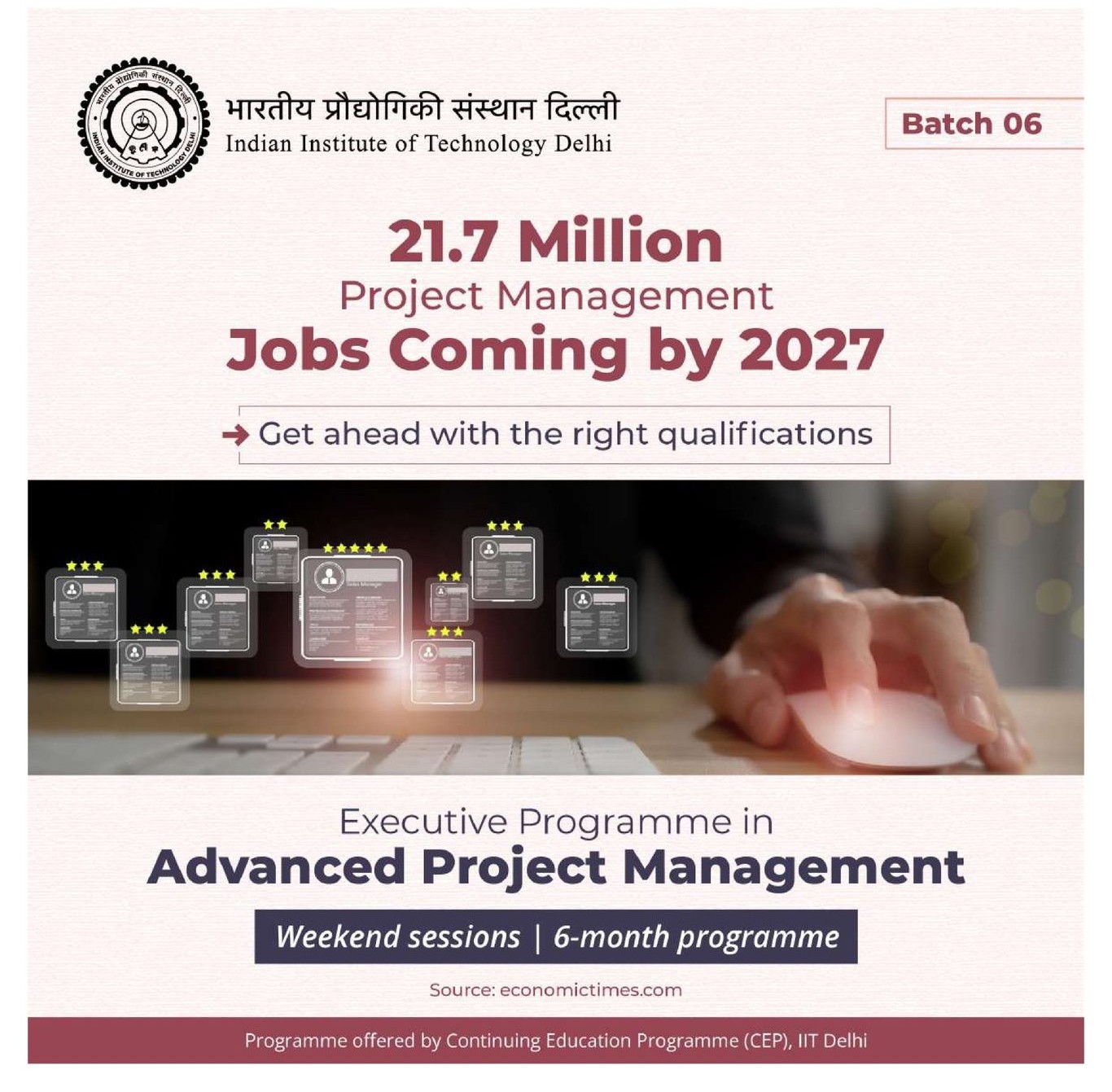 Executive Programme in Advanced Project Management- Batch 06
