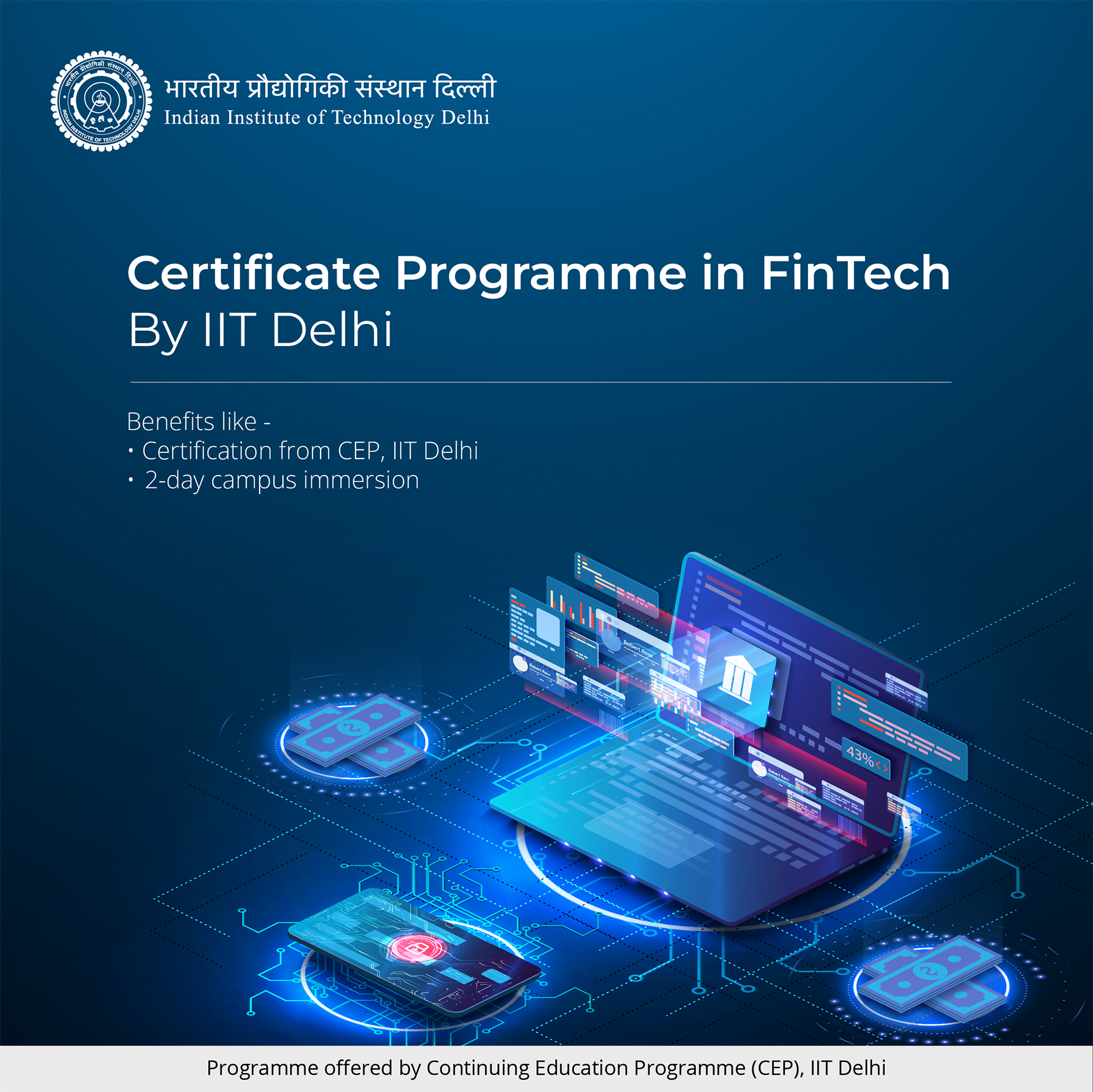 3rd Certificate Programme in FINANCE FOR NON FINANCE EXECUTIVES : IIT  Delhi